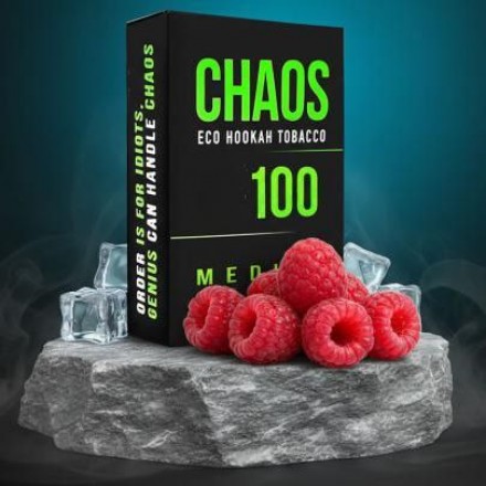 Табак Chaos Crystal Berry medium line 100 грам (малина лід)