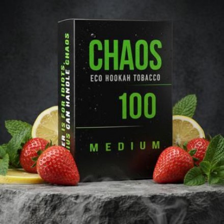 Табак Chaos Pink Kiss medium line 100 грам (полуничний лимонад)
