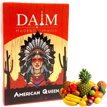 Табак Daim American Queen 50 грамм (микс экзотических фруктов лед)