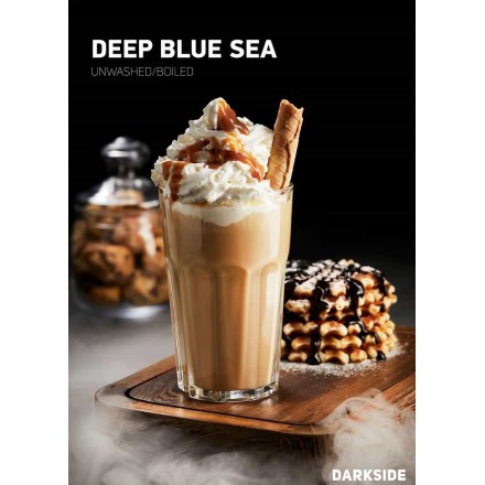 Тютюн Dark Side Medium Deep Blue Sea 100 грам (вершково-карамельний напій)