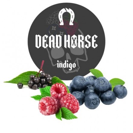 Табак Dead Horse Hard Indigo 100 грам (чорниця-малина-бузина)