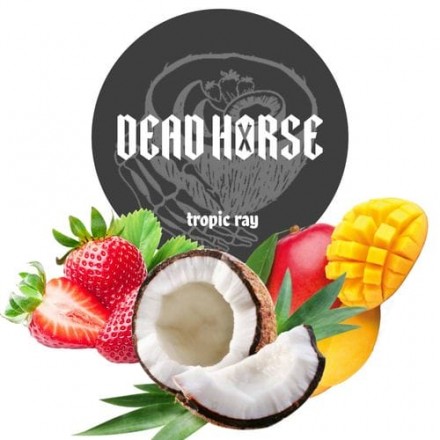 Табак Dead Horse Hard Tropic Ray 100 грам (манго полуниця кокос)