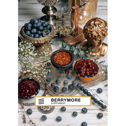 Табак Element Air Berrymore 40 грамм (земляника черника)
