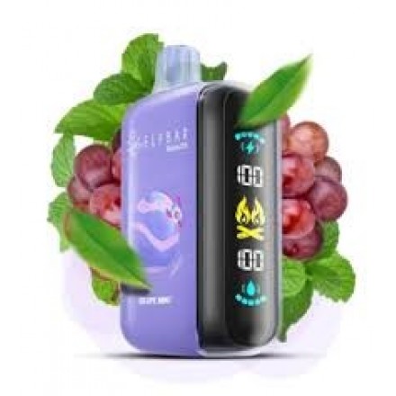 Одноразка Elf Bar Grape Mint 25000 затяжек (виноград м'ята)