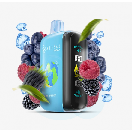 Одноразка Elf Bar Blue Razz Ice 25000 затяжек (синя малина лід)