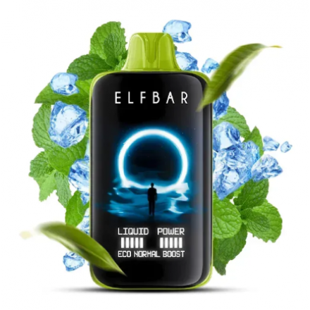 Одноразка Elf Bar Miami Mint 40000 затяжек (м'ята)