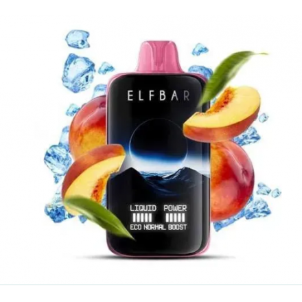 Одноразка Elf Bar Peach Ice 40000 затяжек (персик лід)