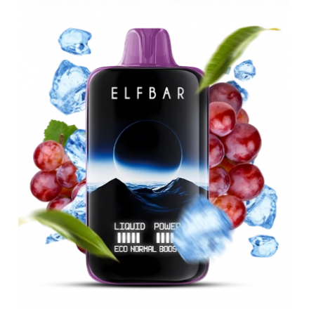 Одноразка Elf Bar Grape Ice 40000 затяжек (виноград лід)