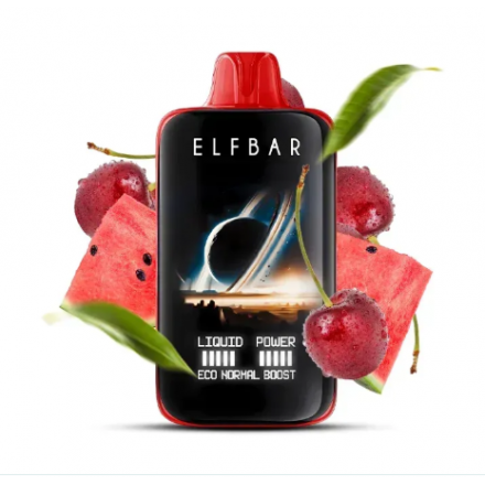 Одноразка Elf Bar Watermelon Cherry 40000 затяжек (кавун вишня)