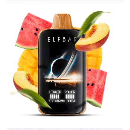 Одноразка Elf Bar Mango Peach Watermelon 40000 затяжек (манго персик кавун)