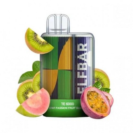 Одноразка Elf Bar Green Mango Guava TE 6000 затяжек (зелене манго гуава)