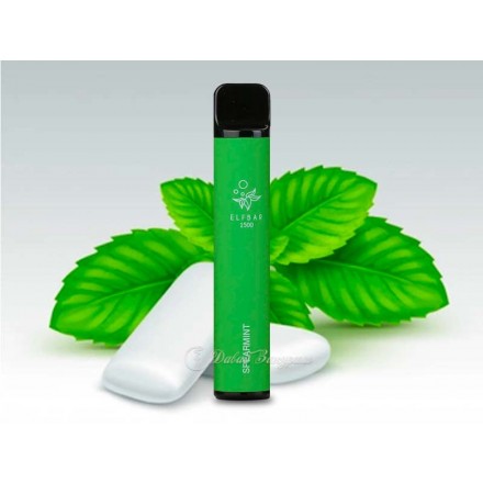Oдноразка Elf Bar Spearmint 1500 Ultra затяжек (жуйка)