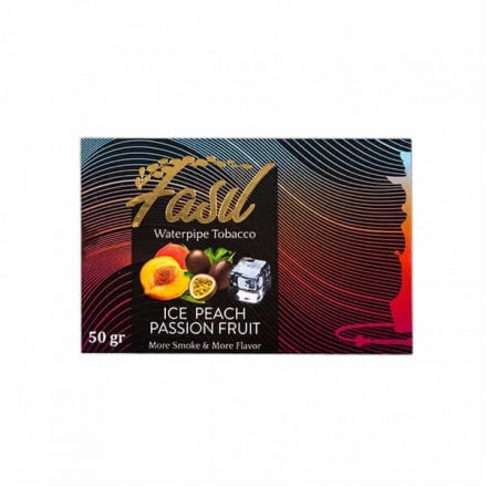 Тютюн Fasil Ice Peach Passion Fruit 50 грам (крижаний персик та маракуйя)