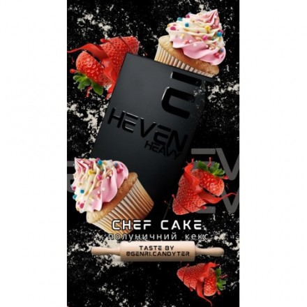 Табак Heven Heavy Chef Cake 50 грам (полуничний кекс)