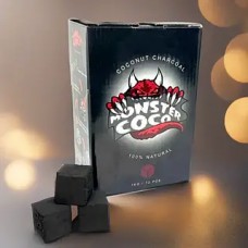 Вугілля кокосове Monster Coco 1кг 72 кубика в упаковці (25х25х25)