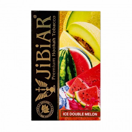 Табак Jibiar Ice Double Melon 50 грамм (дыня арбуз лёд)