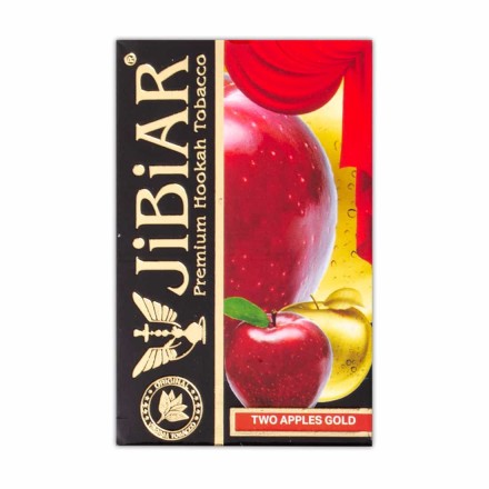 Тютюн Jibiar Two Apples Gold 50 грам (подвійне яблуко...)
