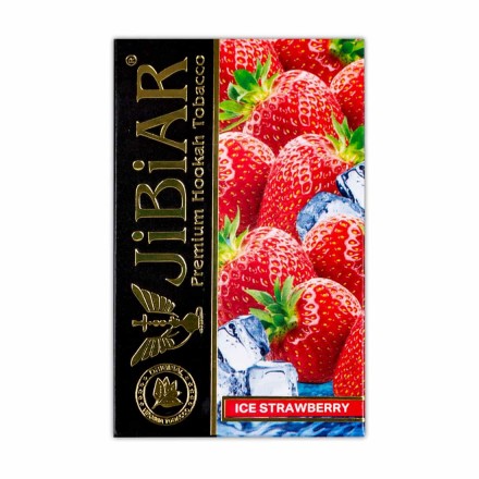 Табак Jibiar Ice Strawberry 50 грамм (клубника лёд)