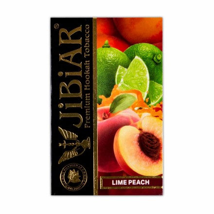 Табак Jibiar Lime Peach 50 грамм (лайм персик)