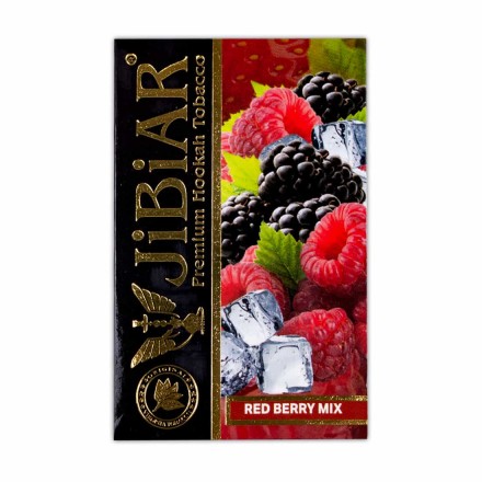 Тютюн Jibiar Red Berry Mıx 50 грам (суниця журавлина червона смородина малина)