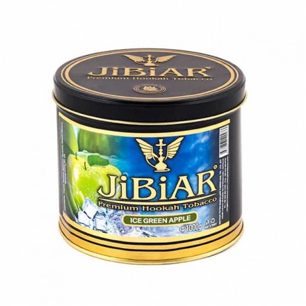 Тютюн Jibiar Ice Green Apple 1 кілограм (крижане зелене яблуко)