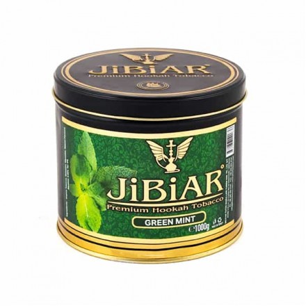 Тютюн Jibiar Green Mint 1 кілограм (свіжа м'ята)