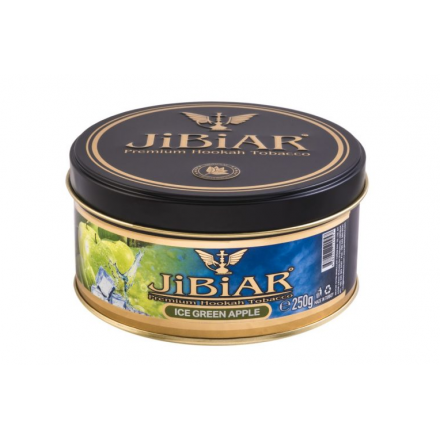 Табак Jibiar Ice Green Apple 500 грамм (ледяное зеленое яблоко)