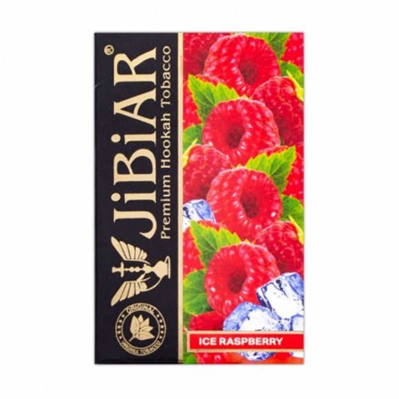 Табак Jibiar Ice Raspberry 50 грамм (малина лёд)