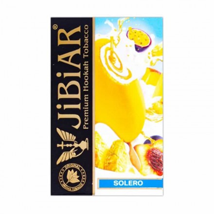 Табак Jibiar Solero 50 грамм (апельсин маракуйя лёд)