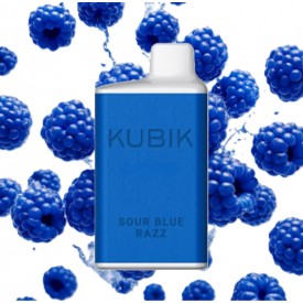 Одноразка Kubik Max Sour Blue Razz 6000 затяжек (кислая голубая малина)
