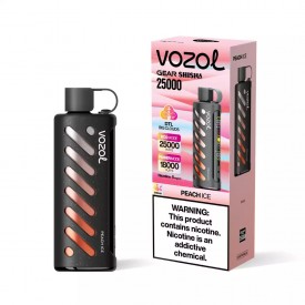 Одноразка VOZOL Peach Ice 25000 затяжек (персик лід)	