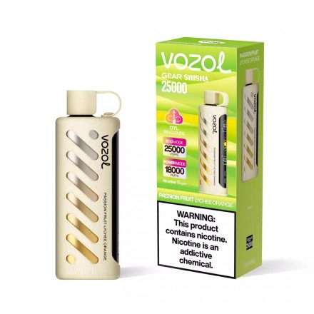 Одноразка VOZOL Passion Fruit Lychee Orange 25000 затяжек (маракуйя лічі апельсин)