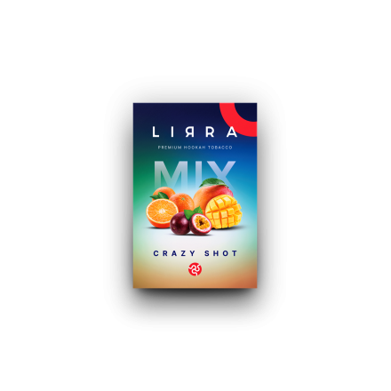 Табак Lirra Crazy Shot Mix 50 грам (апельсин манго маракуйя)