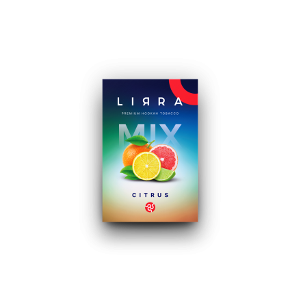 Табак Lirra Citrus Mix 50 грам (грейпфрут апельсин лайм лимон)