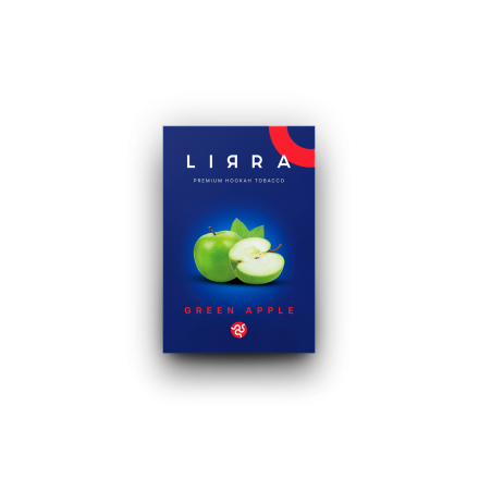 Табак Lirra Green Apple 50 грам (зелене яблукo)