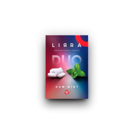 Табак Lirra Gum Mint 50 грам (жуйка м`ята)