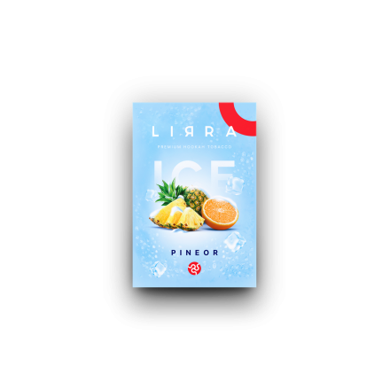 Табак Lirra Ice Pineor 50 грам (ананас апельсин лід)