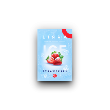 Табак Lirra Ice Strawberry 50 грам (полуниця лід)