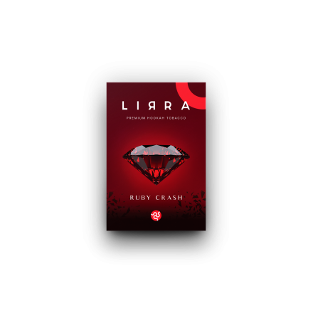 Табак Lirra Ruby Crash 50 грам (вишня малина полуниця)