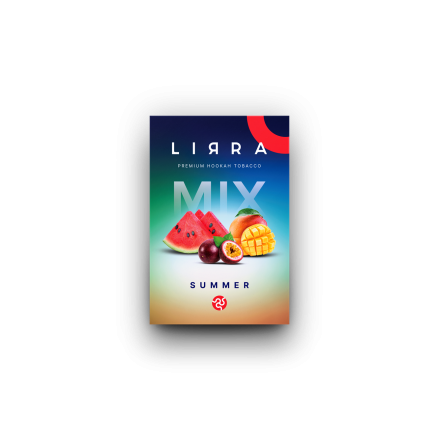 Табак Lirra Summer Mix 50 грам (кавун манго маракуйя)
