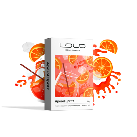 Тютюн Loud Aperol Spritz 50 грам (ігристе з цитрусовим лікером)