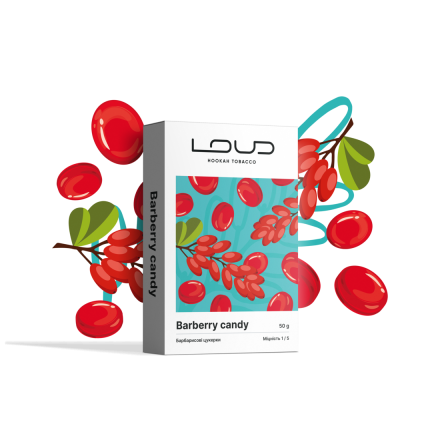 Табак Loud Barberry Candy 50 грам (барбарисові цукерки)