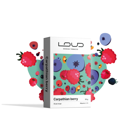 Табак Loud Carpathian Berry 50 грам (лiсовi ягоди)