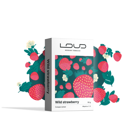 Тютюн Loud Wild Strawberry 50 грам (солодка земляниця)