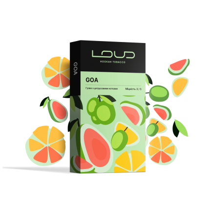 Табак Loud Goa 100 грам (ґуава з цитрусовими нотками)