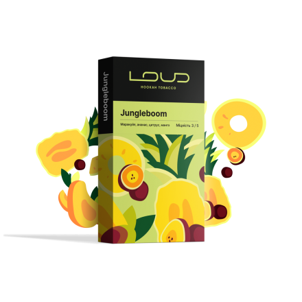 Табак Loud Jungleboom 100 грам (маракуйя, ананас, цитрус, манго)