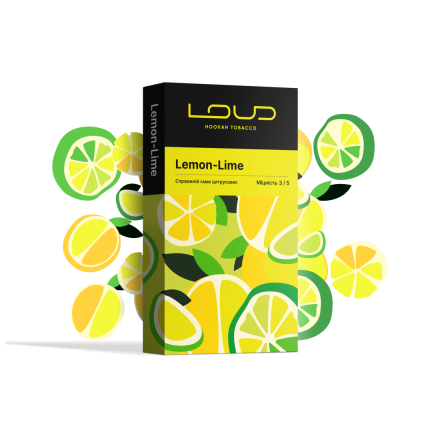Табак Loud Lemon-Lime 100 грам (справжній смак цитрусових)