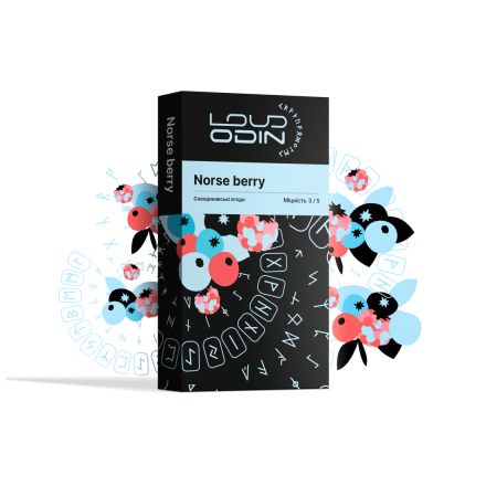 Тютюн Loud Norse Berry 100 г (скандинавські ягоди)