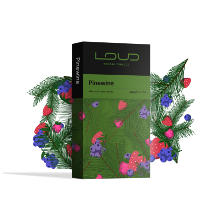 Тютюн Loud Pinewine 100 г (мікс хвої, трав та ягод)