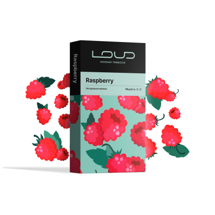 Табак Loud Raspberry 100 грам (малина)